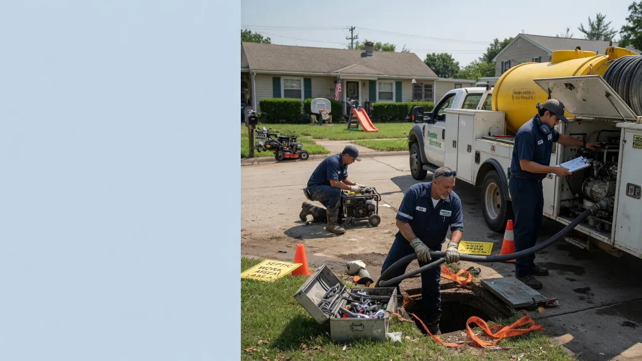 Septic Tank Pumping in Knickerbocker, TX near me